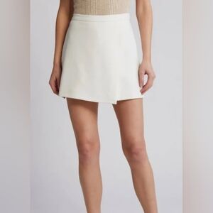 French Connection White Mini Skirt